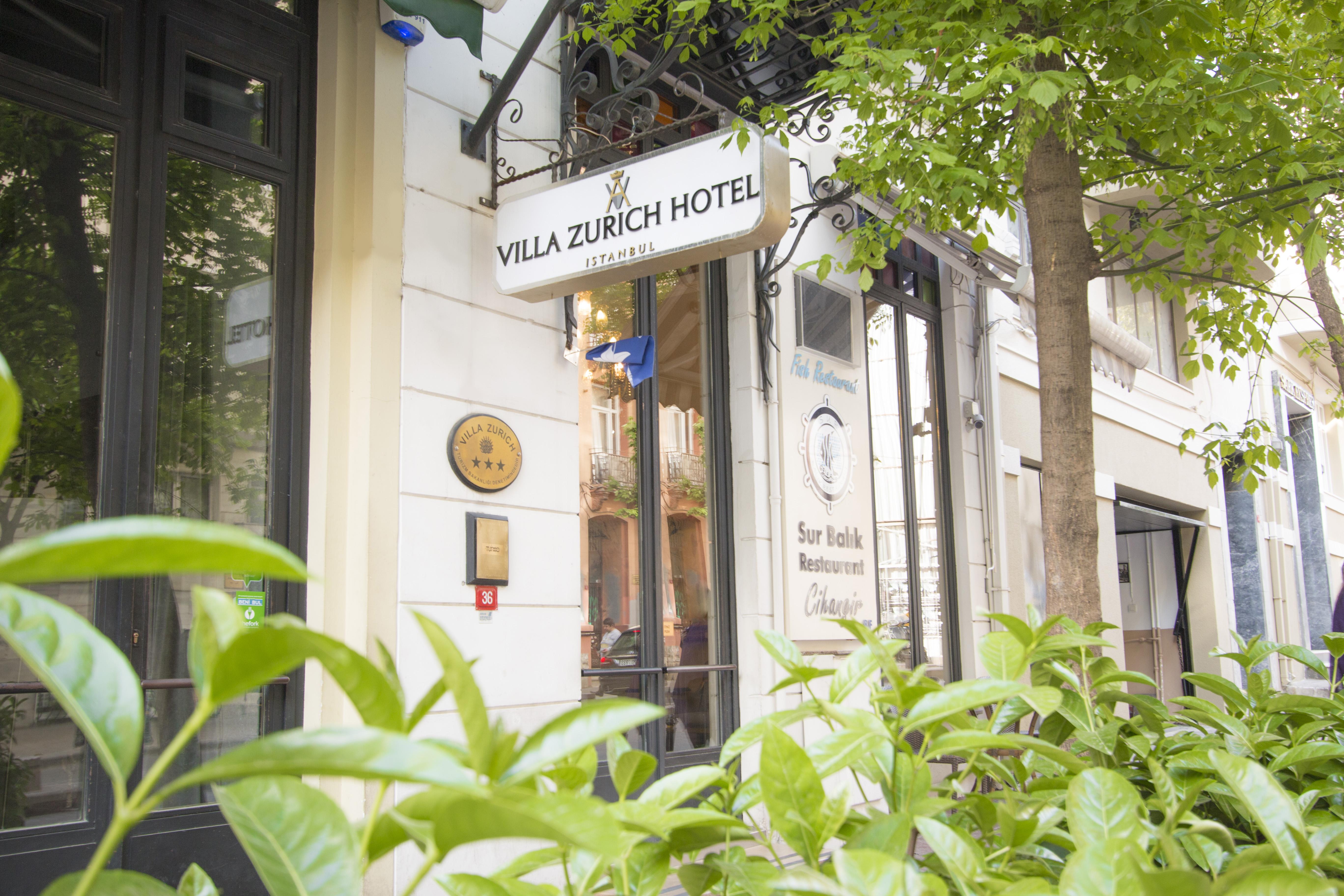 Hotel Villa Zurich Стамбул Экстерьер фото